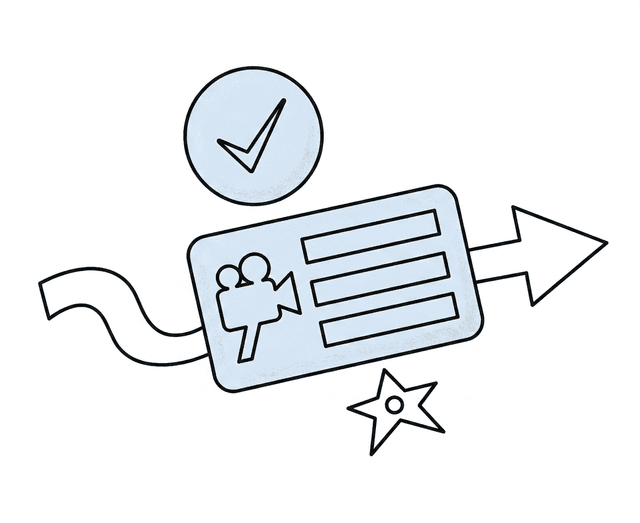 Checkout form with verification checkmark